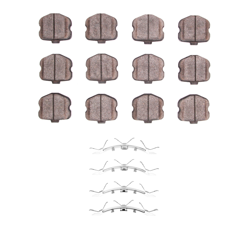 Chevrolet Corvette Brake Pads - Front - R1 Concepts - Semi Met - `06-`13